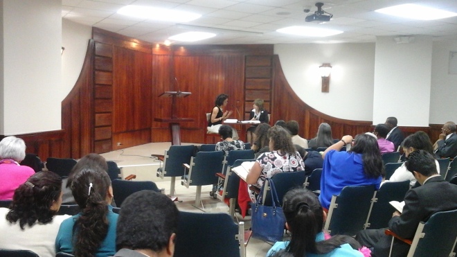1st Spanish talk in Paraiso congregation